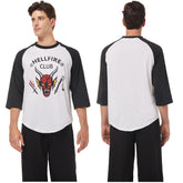Stranger Things Staffel Hellfire Club Erwachsene Eddie Munson T-Shirt Cosplay Kostüm Halloween Karneval Outfits